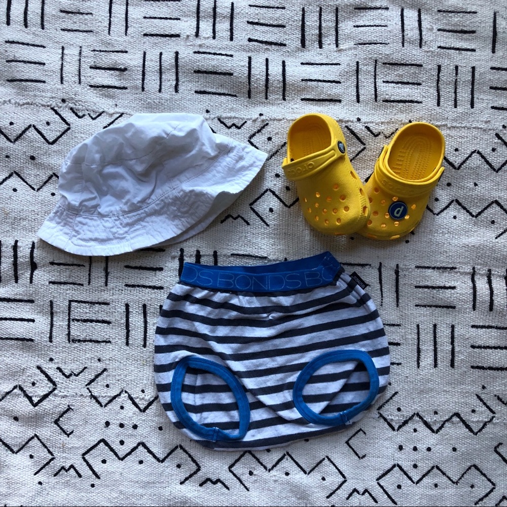 Summer baby set baby crocs